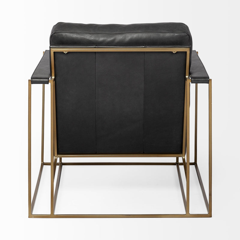 Mercana Watson Stationary Leather Accent Chair 69134 IMAGE 4