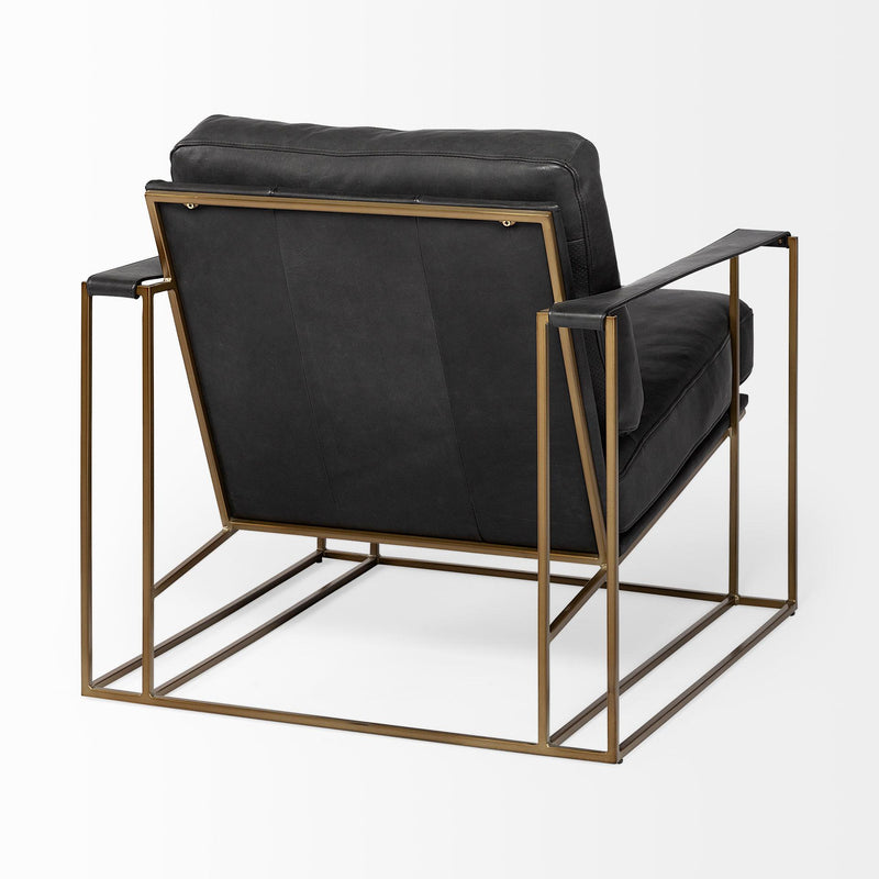 Mercana Watson Stationary Leather Accent Chair 69134 IMAGE 5