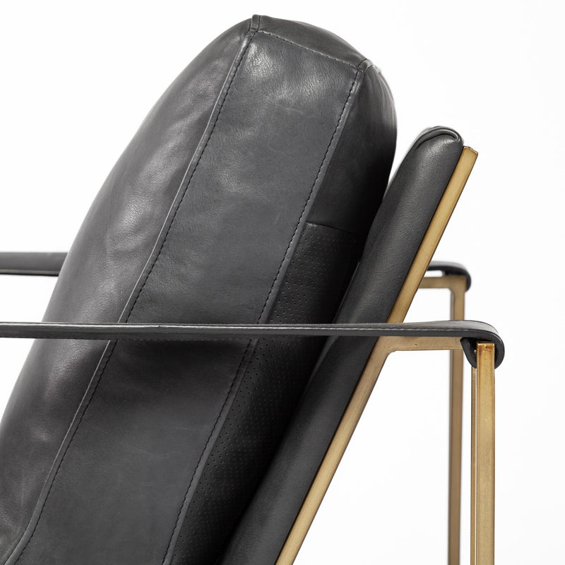 Mercana Watson Stationary Leather Accent Chair 69134 IMAGE 6