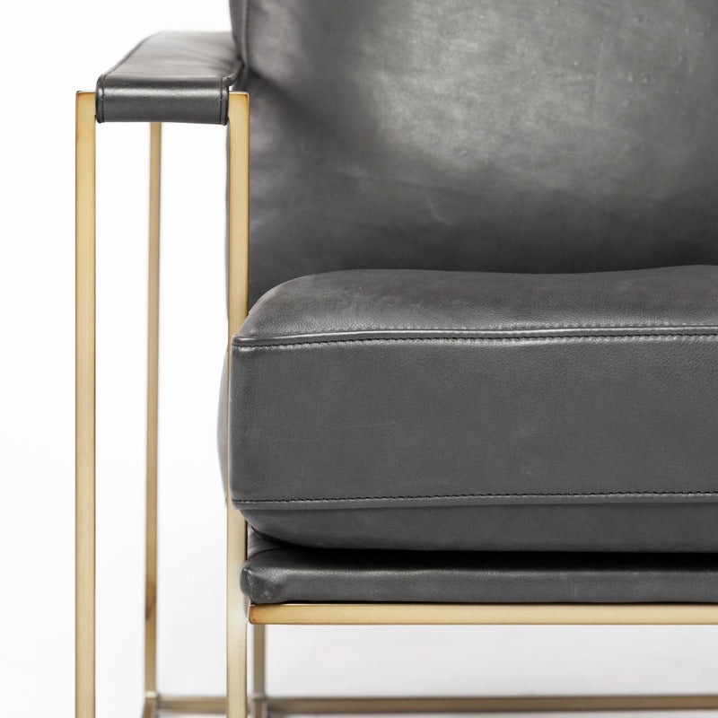 Mercana Watson Stationary Leather Accent Chair 69134 IMAGE 8