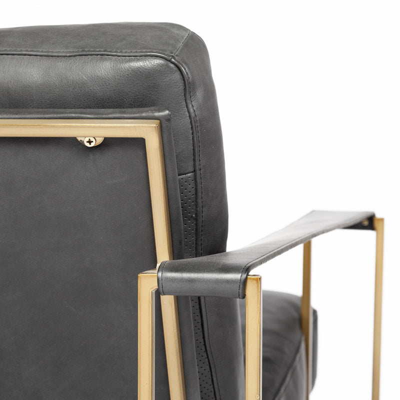 Mercana Watson Stationary Leather Accent Chair 69134 IMAGE 9