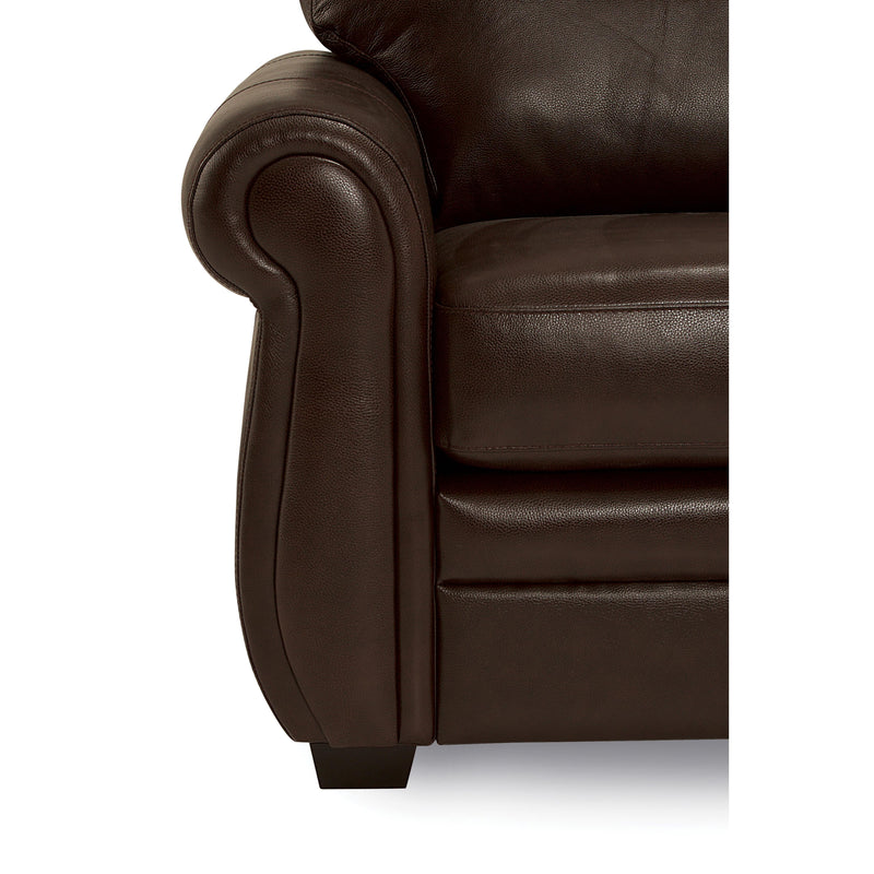 Palliser Borrego Stationary Leather Match Chair 77890-02-GRADE100-WALNUT IMAGE 4