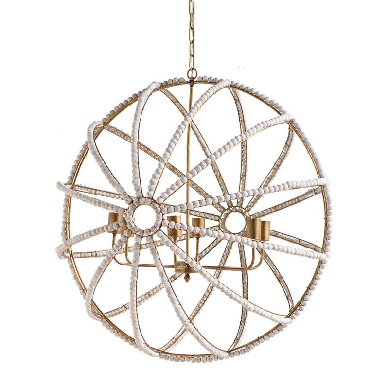 Mercana Ava White Chandelier 65273 IMAGE 1