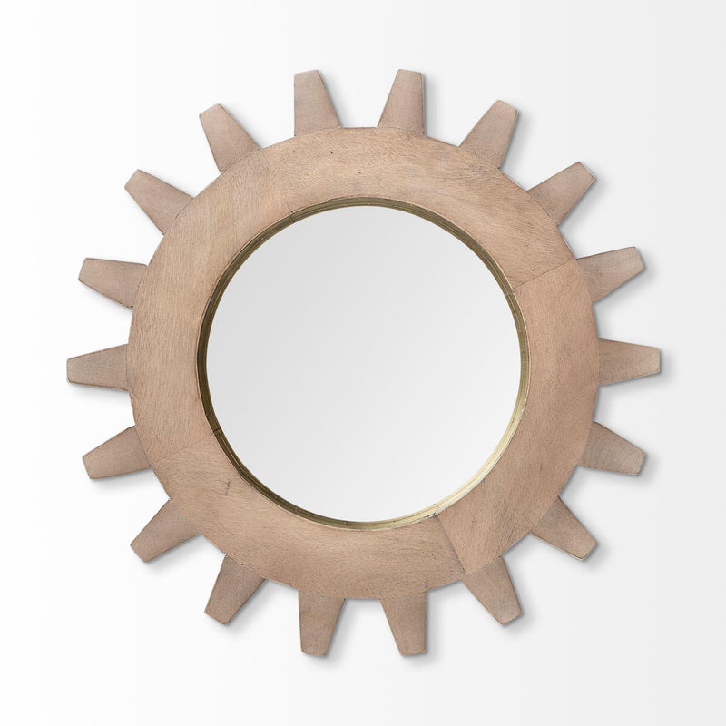 Mercana Revolve Cog Wall Mirror 68684 IMAGE 2