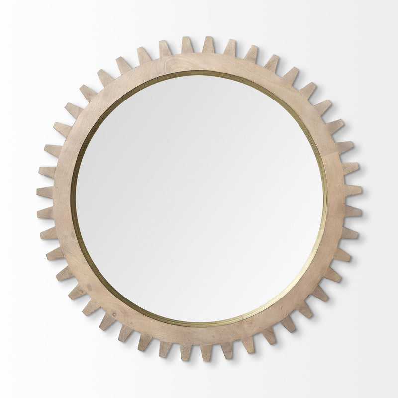 Mercana Revolve Cog Wall Mirror 68686 IMAGE 2