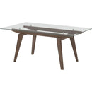 Verbois Thai Dining Table with Glass Top THAI F 3672 IMAGE 1