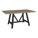 Amisco Octavia Counter Height Dining Table with Trestle Base 50576/25+91462/42 IMAGE 1