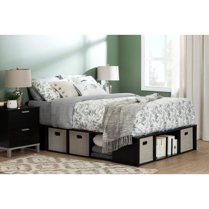 South Shore Furniture Flexible Full Platform Bed with Storage 10487 IMAGE 3