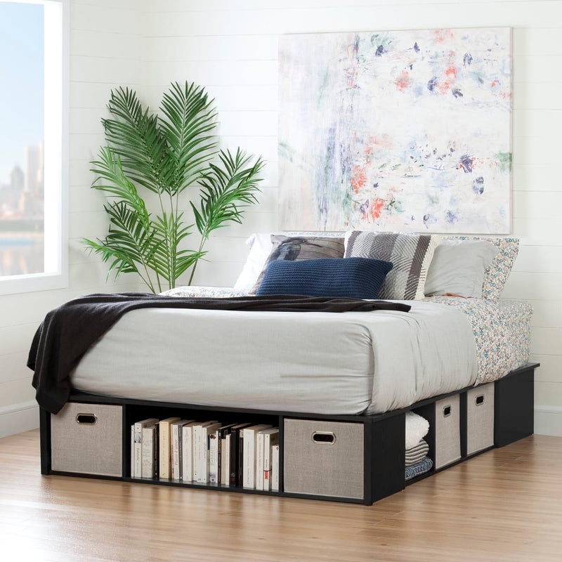South Shore Furniture Flexible Queen Platform Bed with Storage 10488 IMAGE 3