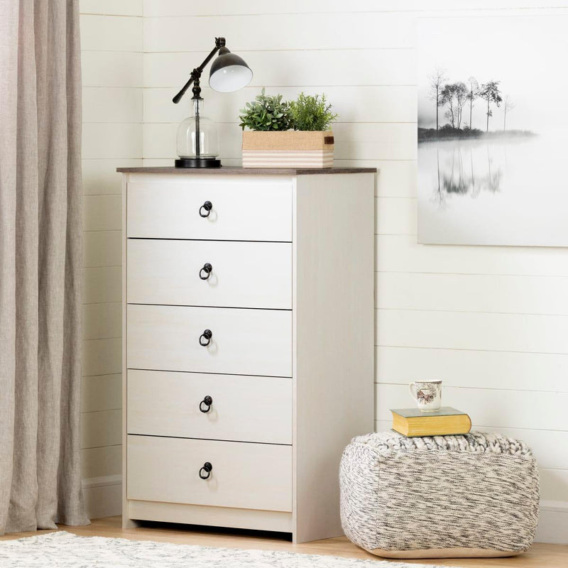 South Shore Furniture Plenny 5-Drawer Chest 12234 IMAGE 2