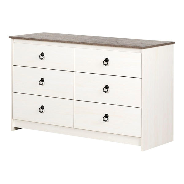 South Shore Furniture Plenny 6-Drawer Dresser 12235 IMAGE 1