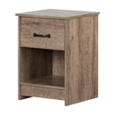 South Shore Furniture Tassio 1-Drawer Nightstand 12416 IMAGE 1
