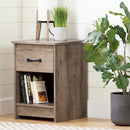 South Shore Furniture Tassio 1-Drawer Nightstand 12416 IMAGE 3