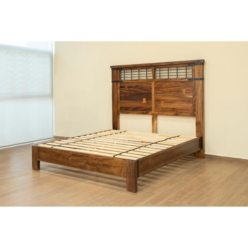 International Furniture Direct Parota King Bed IFD866HDBD-EK1/IFD866PLTFRM-EK IMAGE 2