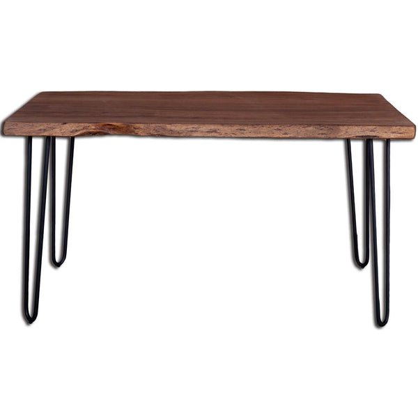 LH Imports Live Edge Dining Table ORD10-MB IMAGE 1