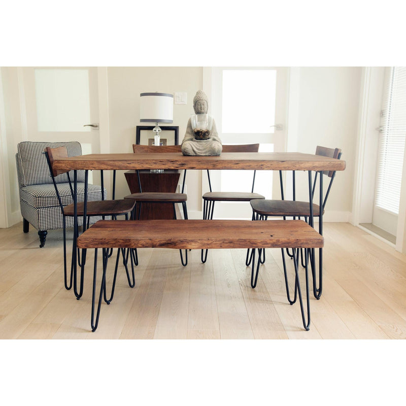 LH Imports Live Edge Dining Table ORD10-MB IMAGE 2