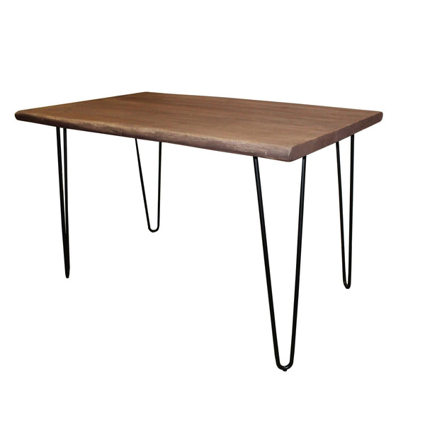 LH Imports Live Edge Counter Height Dining Table ORD52-MB IMAGE 1