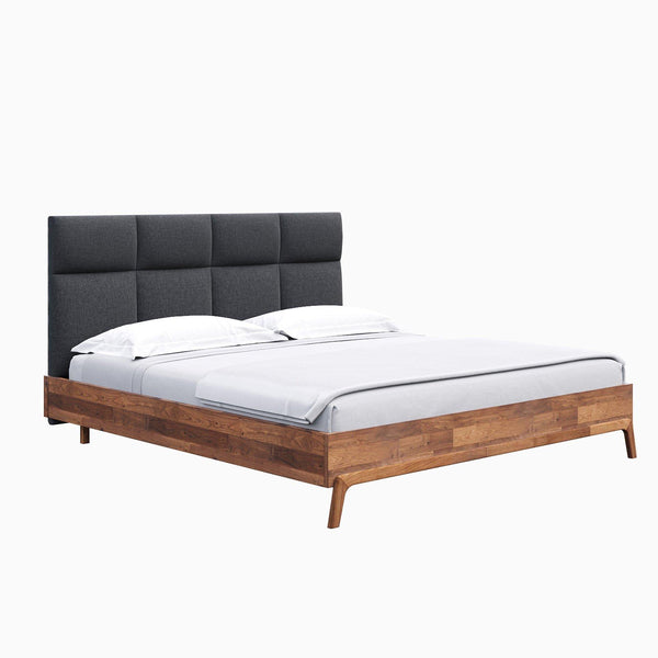 LH Imports Remix King Upholstered Panel Bed REM001K-HB-GR/REM001K-SR/REM001K-S IMAGE 1