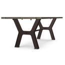 Amisco Parade Dining Table with Trestle Base 50565/75+90484/89 IMAGE 3