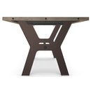 Amisco Parade Dining Table with Trestle Base 50565/75+90484/89 IMAGE 4