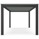 Amisco Ricard Dining Table with Glass Top 50964/25+91280/70 IMAGE 5