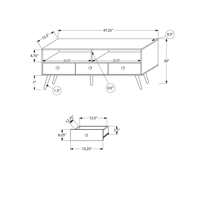 Monarch TV Stand with Cable Management I 2835 IMAGE 11