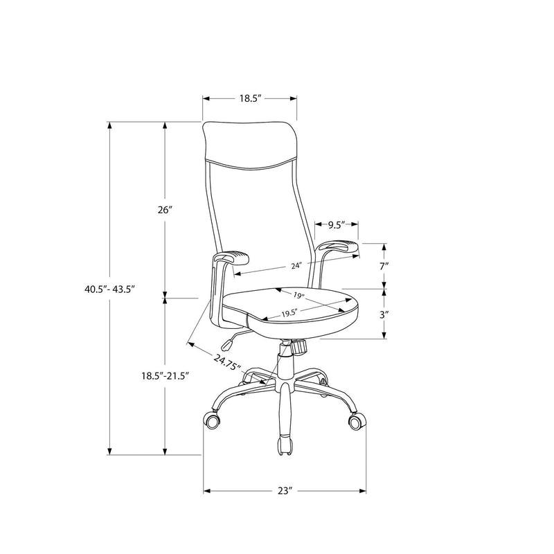 Monarch Office Chairs Office Chairs I 7325 IMAGE 11