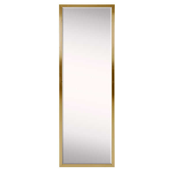 Decor-Rest Furniture Agra Floorstanding Mirror Agra 014-1506FM Floor Mirror - Brass IMAGE 1