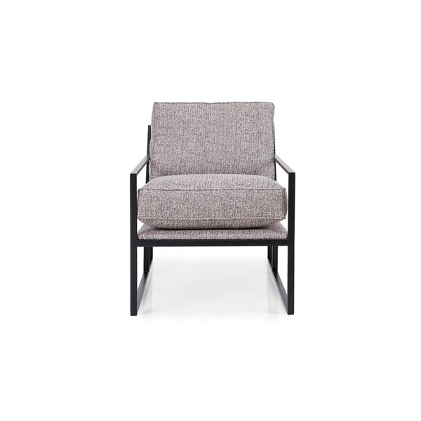 Decor-Rest Furniture Stationary Fabric Chair 2782-C Chair - Rico Grey IMAGE 1