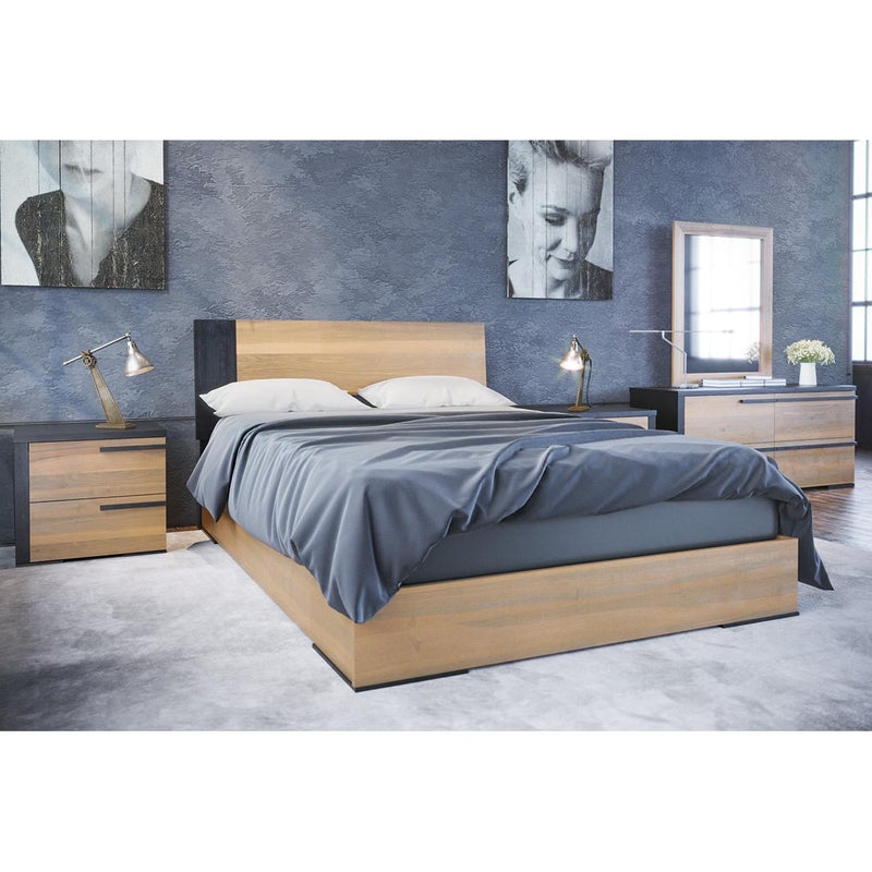 JLM Meubles-Furniture Orleans King Platform Bed 40280PF/40000-80/40001-80-11-31 IMAGE 2