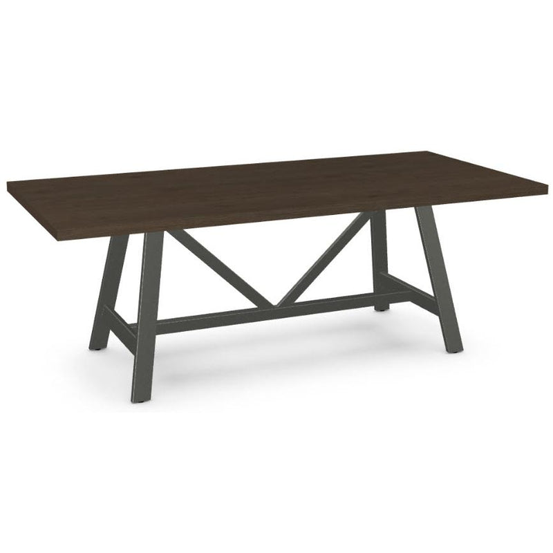 Amisco Octavia Dining Table with Trestle Base 50578/73+90585/28 IMAGE 1