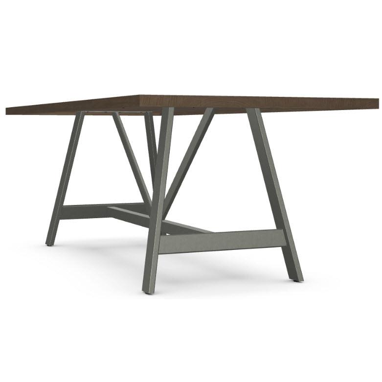 Amisco Octavia Dining Table with Trestle Base 50578/73+90585/28 IMAGE 4