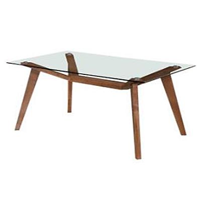 Primo International Dining Table with Glass Top 6470-TBSN3741/6470-TTPN3741 IMAGE 1