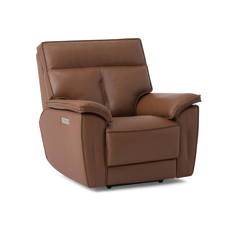 Palliser Oakley Power Leather Recliner with Wall Recline 41187-31-VALENCIA-BISCOTTI IMAGE 4