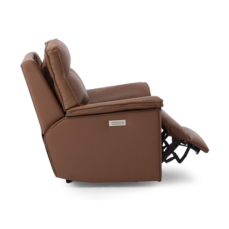 Palliser Oakley Power Leather Recliner with Wall Recline 41187-31-VALENCIA-BISCOTTI IMAGE 7