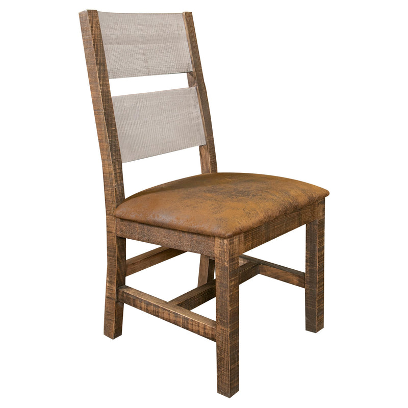 International Furniture Direct Pueblo Gray Dining Chair IFD3401CHR IMAGE 1