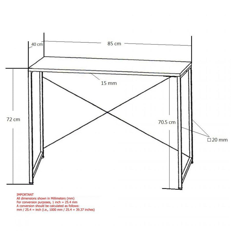 Worldwide Home Furnishings Office Desks Desks 801-288DK-CMT IMAGE 8