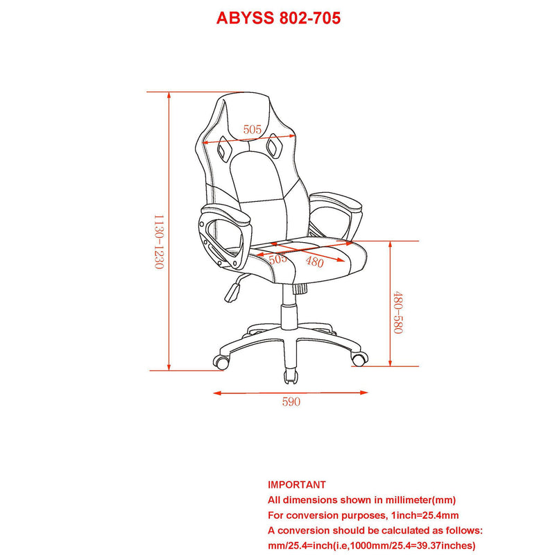 Worldwide Home Furnishings Office Chairs Office Chairs 802-705BLU/BK IMAGE 7