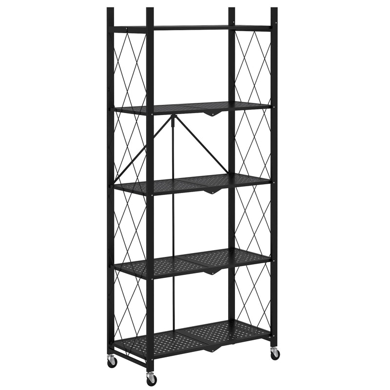 Worldwide Home Furnishings Bookcases 5+ Shelves 505-564BK-5T IMAGE 1