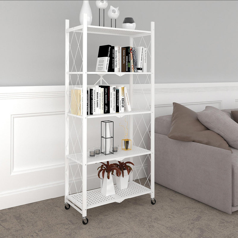 Worldwide Home Furnishings Bookcases 5+ Shelves 505-564WT-5T IMAGE 7