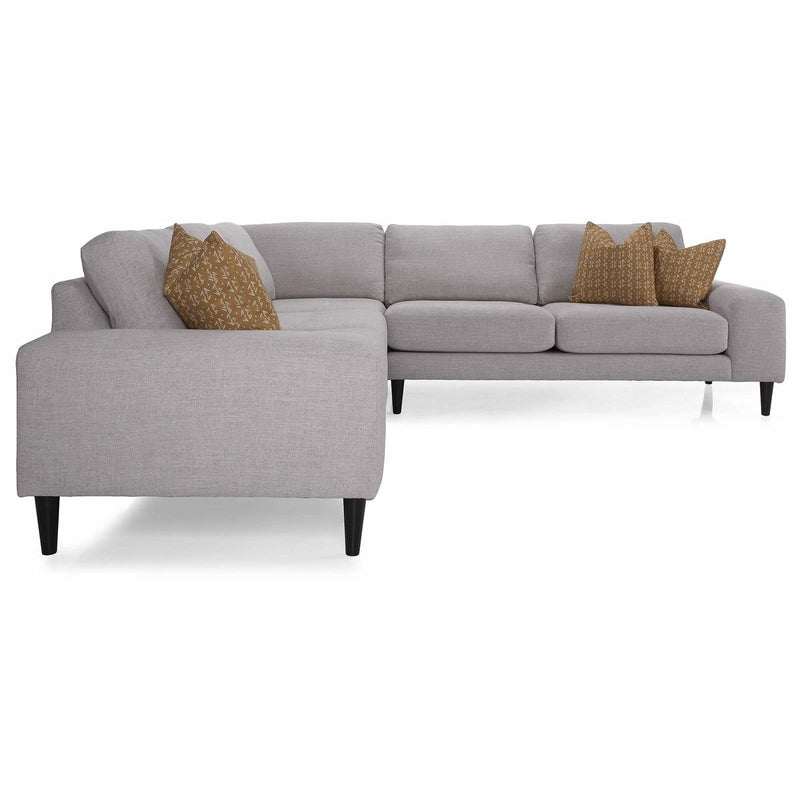 Decor-Rest Furniture Abby Fabric 3 pc Sectional Abby 2095 3 pc Sectional IMAGE 3