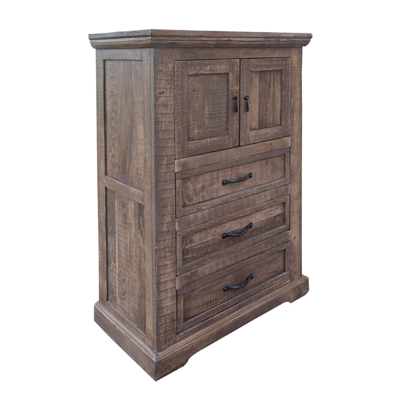 International Furniture Direct Natural Madeira 3-Drawer Chest IFD1221CHT IMAGE 1