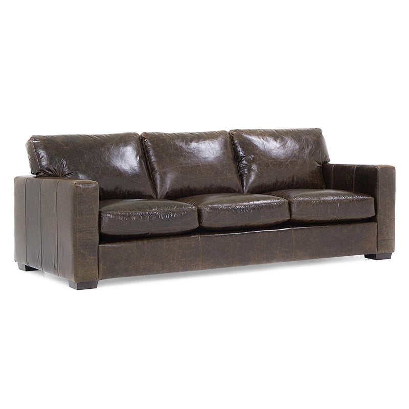 Palliser Colebrook Stationary Leather Sofa 77267-01-FIRESIDE-MAHOGANY IMAGE 2