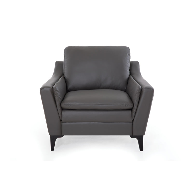 Palliser Balmoral Stationary Leather Chair 77488-02-BALI-RAINSTORM IMAGE 1
