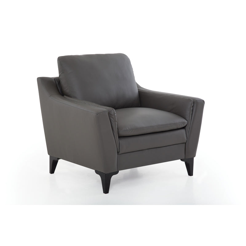 Palliser Balmoral Stationary Leather Chair 77488-02-BALI-RAINSTORM IMAGE 2
