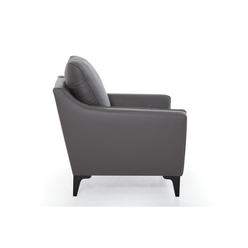 Palliser Balmoral Stationary Leather Chair 77488-02-BALI-RAINSTORM IMAGE 3