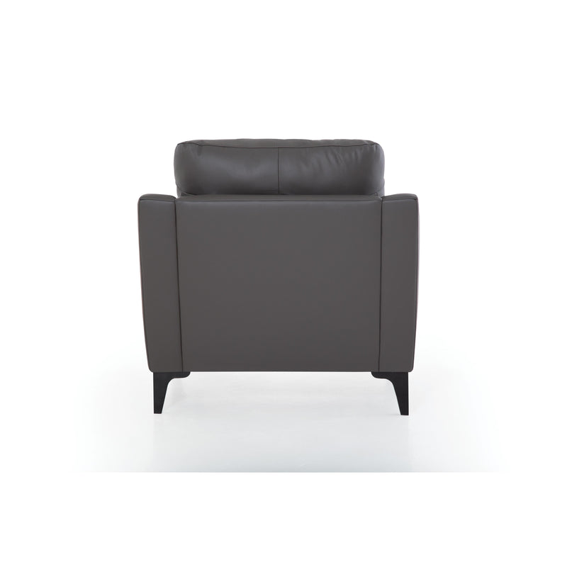 Palliser Balmoral Stationary Leather Chair 77488-02-BALI-RAINSTORM IMAGE 5