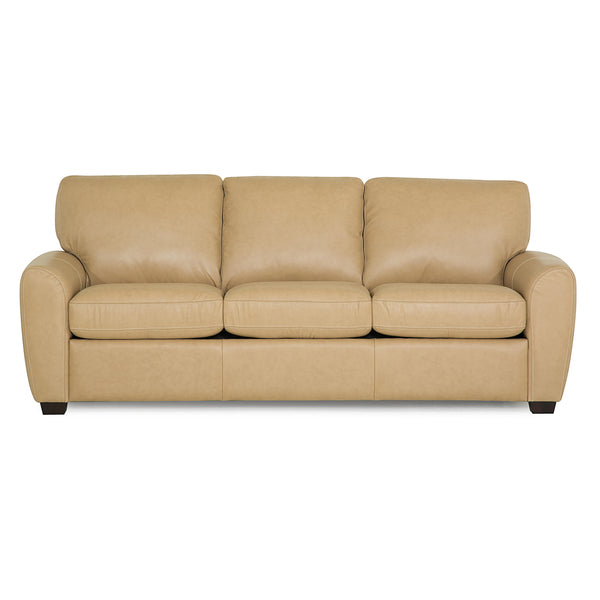 Palliser Connecticut Leather Sofabed 77881-22-CLASSIC-WHEAT IMAGE 1