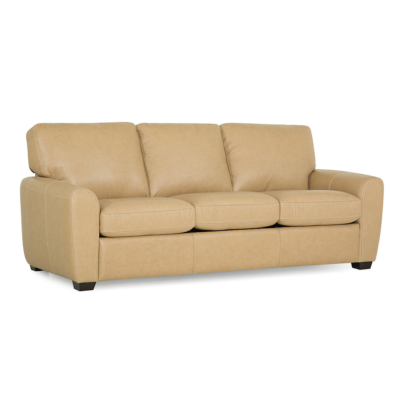 Palliser Connecticut Leather Sofabed 77881-22-CLASSIC-WHEAT IMAGE 2