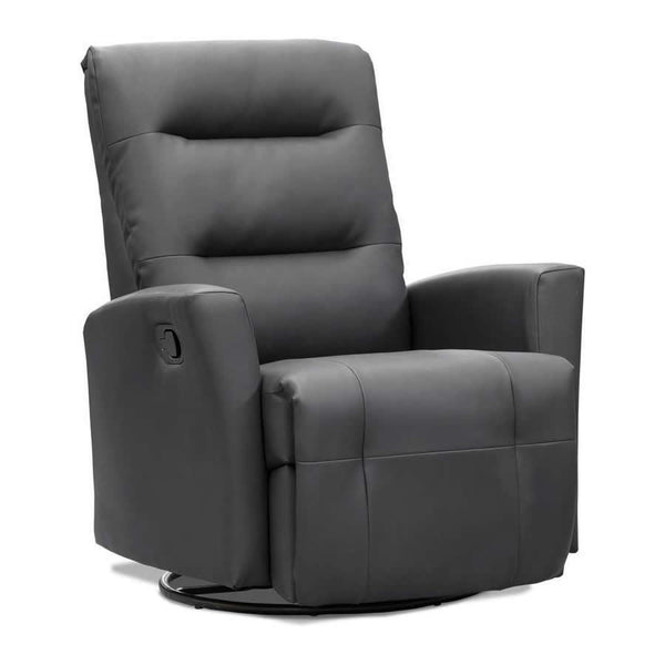 Elran Power Leather Recliner with Wall Recline Relaxon L0902-MEC-L1 Wall Hugger Recliner IMAGE 1